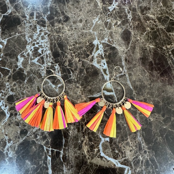 Gold Colorful Earrings! - Picture 3 of 3